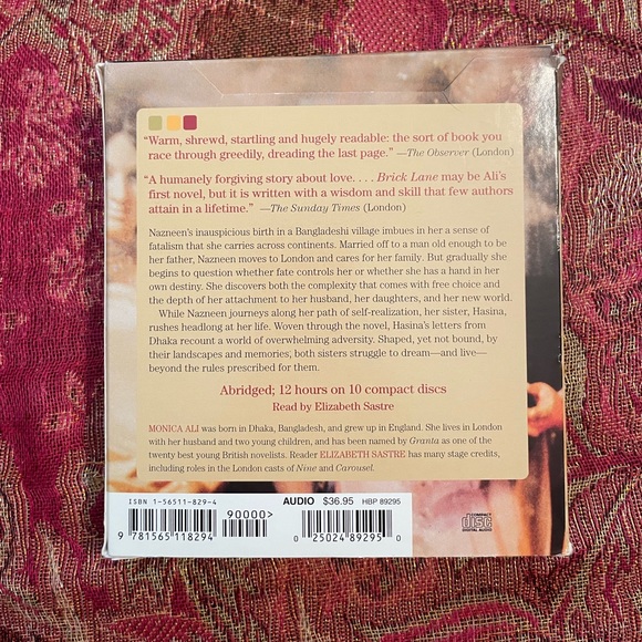 Brick Lane - Audiobook CD - by Monica Ali - Picture 3 of 5